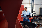 Monitoring the quality of the coffee beans