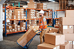 Moving stock around the factory floor