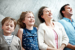 Family all in a row