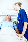Offering some friendly words of care and support