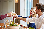 Here's to home cooked meals with friends
