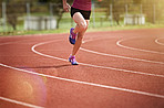 Go as fast as your legs allow you to