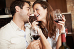 Enjoying a romantic date together