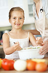 Proud little cook