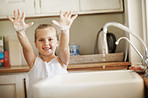 Making sure my hands are spotless