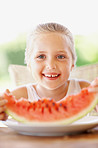 Enjoying a fruity snack