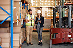 Getting down to business in the warehouse