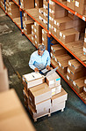 Triple checking the shipping manifest