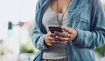 Digital connections right in the palm of her hands