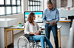 Disability is no barrier for working capability