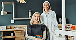 Dental, portrait or women in clinic with checkup, dentistry advice or support for oral health. Happy, patient or dentist with consultation, wellness guidance or treatment planning in orthodontics.