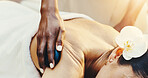 Spa, woman and hot stones for massage, stress relief and holistic treatment for healing. Hospitality, masseuse and person with heat therapy for pamper, self care and relax for zen, wellness and calm