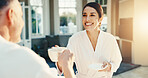 Smile, tea and toast with couple at resort for anniversary, luxury holiday or weekend getaway. Beverage, cheers and happy marriage with mature people on summer vacation together for romance or travel
