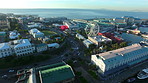 Soaring over the Victoria and Albert Waterfront