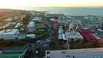 Sunset on the waterfront