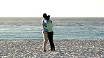 Enjoying each other's company at the beach