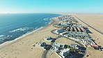 Flying over Swakopmund