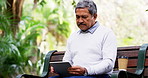 This grandfather is not afraid of a little technology