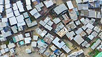 Sprawling townships of South Africa