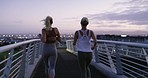 Exercising together makes the journey more enjoyable