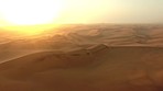 The end of the day over the Namibian Desert