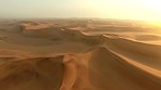 The desert is desolate