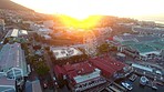 Sunset over the Victoria and Albert Waterfront