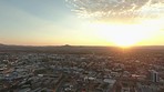 Windhoek at sunset