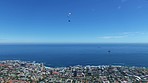 Gliding over the city