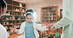 Child, mother and father dancing in a family home to relax, bond and quality time while playing together. Woman, man or parents and a happy kid in a living room with happiness, love and fun energy