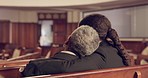 Funeral, hug and woman with senior parent in church for empathy, comforting and support. Depression, family and sad women embrace for mourning, grief and sorrow in chapel for religious death ceremony