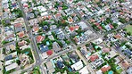 Soaring over the suburbs of Cape Town