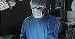 Doctors, surgeon and surgery in theater with medical support for healthcare, safety and operation room at hospital. Nurse, medicine or teamwork or collaboration with tools for cardiology or emergency