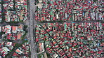 The city of Hanoi as seen from above