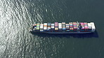 The bulk of international trade happens across sea