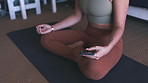 This app guides me step-by-step through my yoga sessions