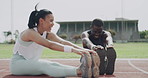 We always stretch before training