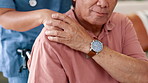 Wheelchair, support or helping hand of nurse with patient for healthcare, hope or service in retirement. Closeup, love or caregiver nursing a senior man with a disability for trust or rehabilitation