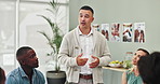 People, group therapy and talking in circle with man for listening, advice or empathy for kindness. Communication, women and meeting for psychology, support and share story for mental health in scrum