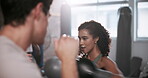 Gym, boxing and personal trainer with girl for punching, exercise and training class. Fitness center, female client and male coach for supervision, teaching and motivation for beginner boxer