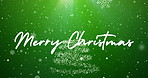 Christmas, creative and swirl of tree, holiday and celebration of season, festival and animation. Spark, effect and invitation card for December, glitter and pattern of snowflake, design and crystal