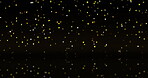 Rain, space and sparkler on black background for fantasy, magic or spell in cosmos or universe. Fireworks, galaxy and stars in dark night with light effect for astrology, astronomy or science