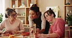 Women, clay and teamwork for pottery, workshop and creative in ceramic store with tools, shape and mold. People, sculpture and handcraft in studio for porcelain, texture and design with fun art hobby