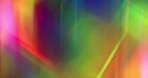 Rainbow, light and aurora in space with colors, flow and white lighting animation. Glow, pattern and shine on dark background for abstract texture, reflection and magical prism movement wallpaper