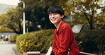 Happy man, face and phone in Japan for connectivity, social media or funny meme website. Student laugh, portrait or mobile in Tokyo for comedy story, humor message or good news on networking platform