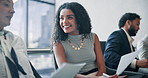 Interview, waiting or happy business people with paper in queue for hiring, CV or human resources. Resume, closeup or line for recruitment process, employment documents or job application opportunity