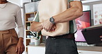 People, hands or dummy for first aid class for rescue safety, demonstration lesson or education. Paramedic, presentation or assessment for medical emergency, learning CPR procedure or life saving