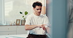 Man, patient and doctor with oximeter for finger, pulse or circulation with medical support for wellness. Person, medic and clip for oxygen level in blood, test and assessment at healthcare clinic