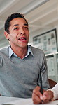 Planning, people or manager in discussion with computer in office for research, mentoring or ideas. Advice, business or leader talking with teamwork, task help or feedback review for project update