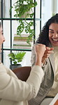 Celebration, fist bump and success with business women in office for deal, good news or motivation. Collaboration, happy and handshake with employee people cheering for goals or target in workplace